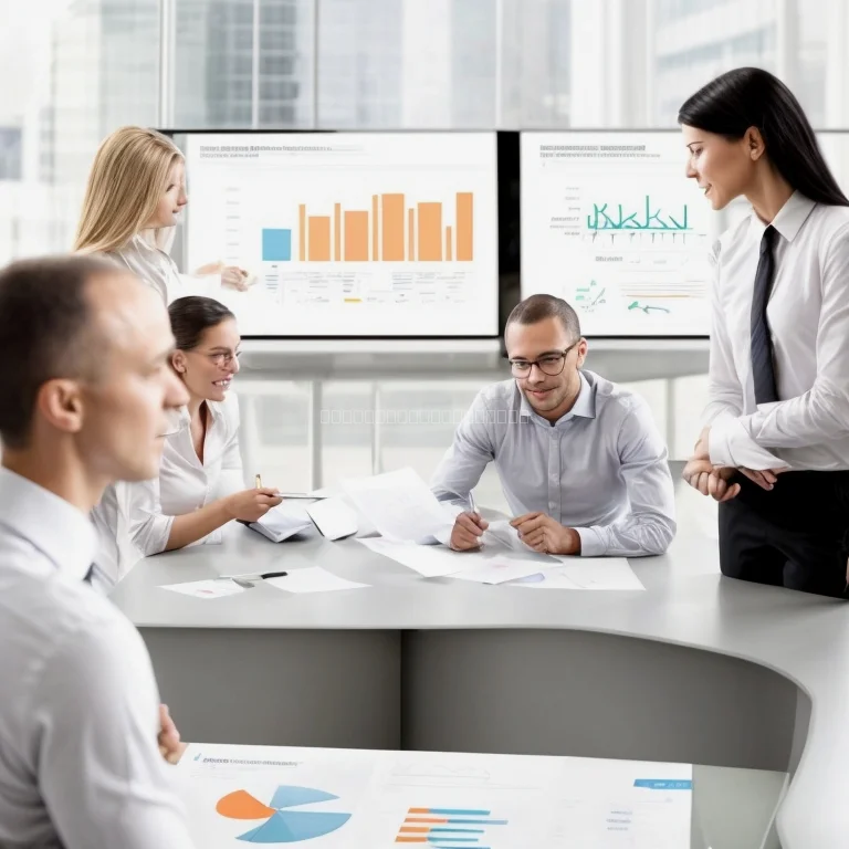 チームが協力して課題に取り組む様子